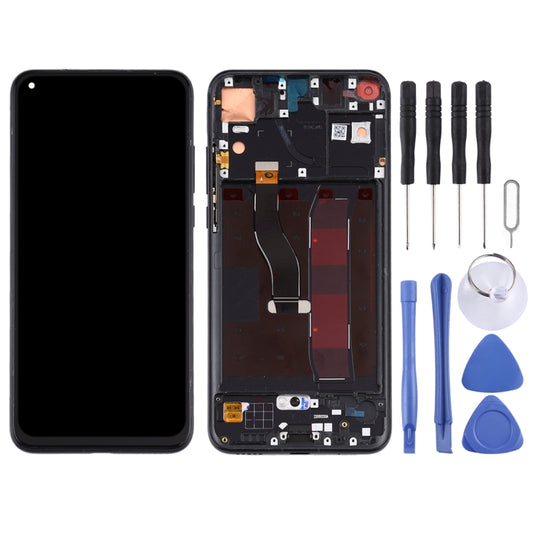 OEM LCD Screen for Huawei Honor View 20 Digitizer Full Assembly with Frame(Black) - LCD Screen by buy2fix | Online Shopping UK | buy2fix