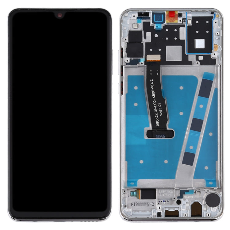 OEM LCD Screen for Huawei P30 Lite (RAM 4G / Standard Version) Digitizer Full Assembly with Frame(White) - LCD Screen by buy2fix | Online Shopping UK | buy2fix