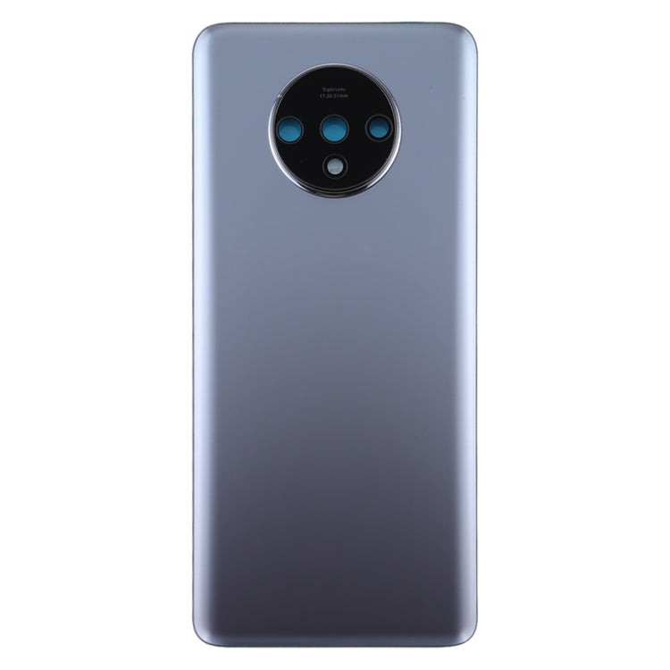 For OnePlus 7T Original Battery Back Cover with Camera Lens Cover (Silver) - Back Cover by buy2fix | Online Shopping UK | buy2fix