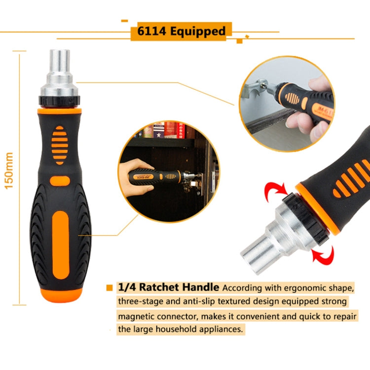 JAKEMY JM-6113 73 in 1 Household Hardware Screwdriver Repair Tool Set - Screwdriver Set by JIAFA | Online Shopping UK | buy2fix