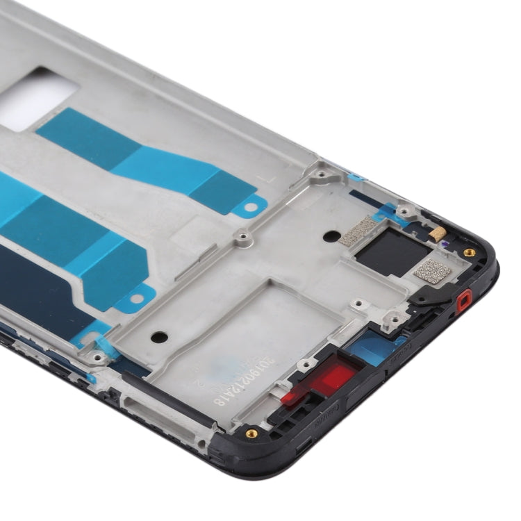 For OPPO Realme 3 Pro Front Housing LCD Frame Bezel Plate (Black) - Frame Bezel Plate by buy2fix | Online Shopping UK | buy2fix