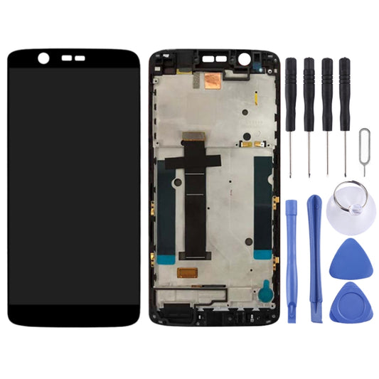 OEM LCD Screen for ZTE Axon 7 Mini / B2017 / B2017G Digitizer Full Assembly with Frame(Black) by buy2fix