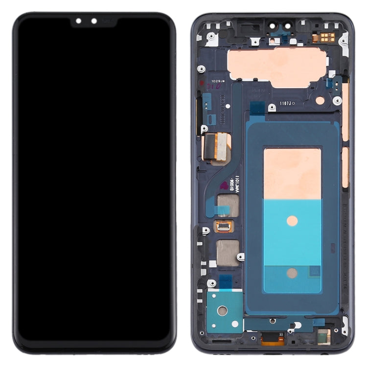 Original LCD Screen for LG V40 ThinQ Digitizer Full Assembly with Frame(Black) - For LG by buy2fix | Online Shopping UK | buy2fix