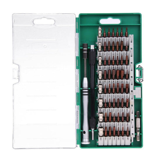 60 in 1 S2 Tool Steel Precision Screwdriver Nutdriver Bit Repair Tools Kit(Green) - Screwdriver Set by buy2fix | Online Shopping UK | buy2fix