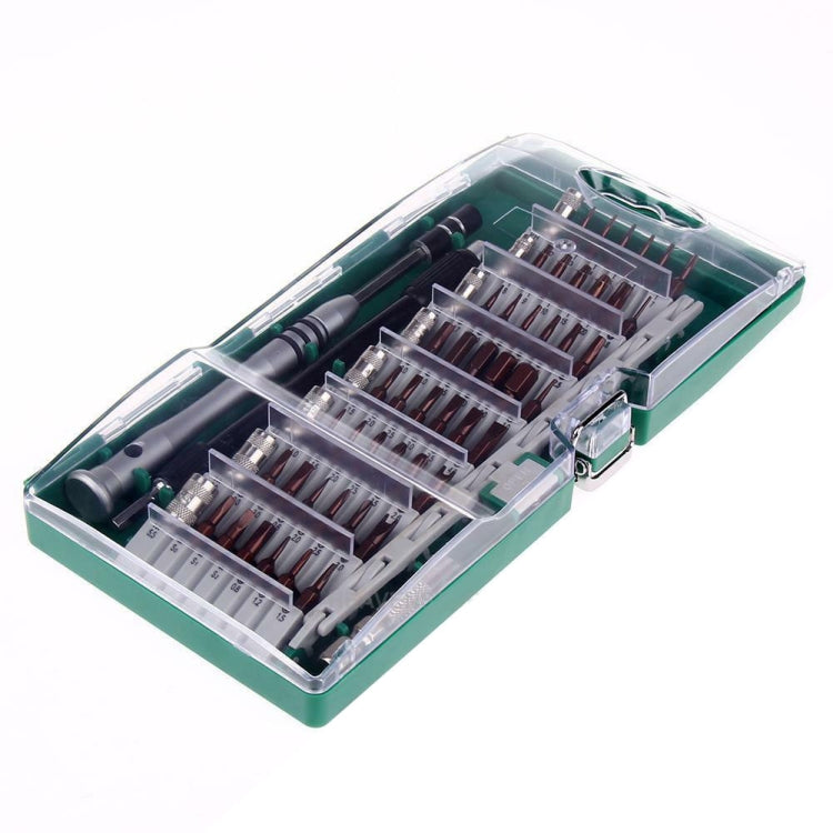 60 in 1 S2 Tool Steel Precision Screwdriver Nutdriver Bit Repair Tools Kit(Green) - Screwdriver Set by buy2fix | Online Shopping UK | buy2fix