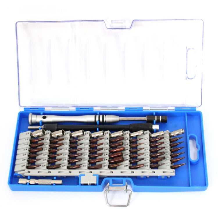 60 in 1 S2 Tool Steel Precision Screwdriver Nutdriver Bit Repair Tools Kit(Blue) - Screwdriver Set by buy2fix | Online Shopping UK | buy2fix