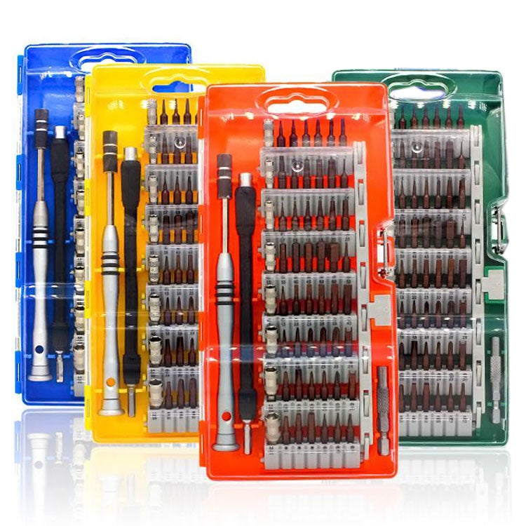 60 in 1 S2 Tool Steel Precision Screwdriver Nutdriver Bit Repair Tools Kit(Yellow) by buy2fix