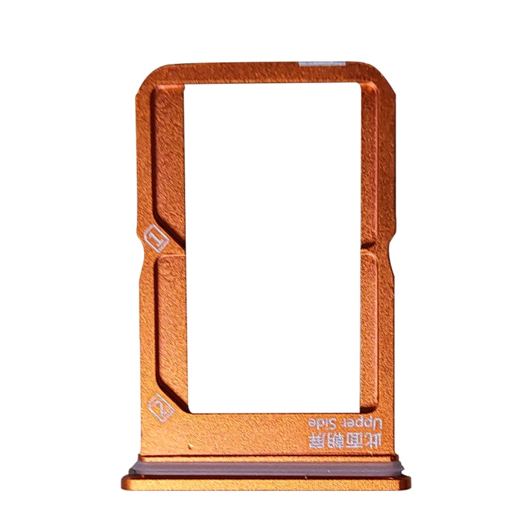 For Vivo iQOO SIM Card Tray + SIM Card Tray (Orange) - Card Tray by buy2fix | Online Shopping UK | buy2fix