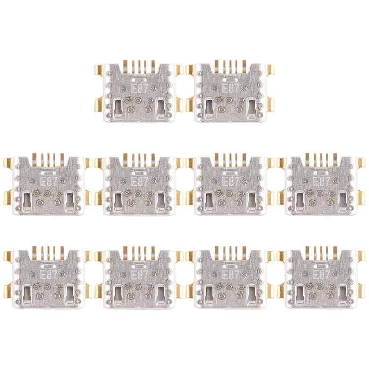 For Vivo X7 / X7 Plus 10pcs Charging Port Connector - Single Tail Connector by buy2fix | Online Shopping UK | buy2fix