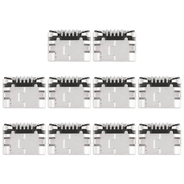 For Vivo X5 / X6 10pcs Charging Port Connector - Single Tail Connector by buy2fix | Online Shopping UK | buy2fix