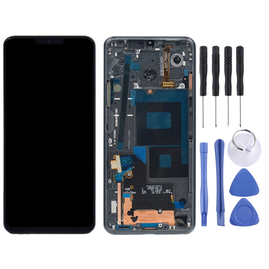 Original LCD Screen for LG G7 ThinQ / G710 G710EM G710PM G710VMP Digitizer Full Assembly with Frame(Black) - For LG by buy2fix | Online Shopping UK | buy2fix