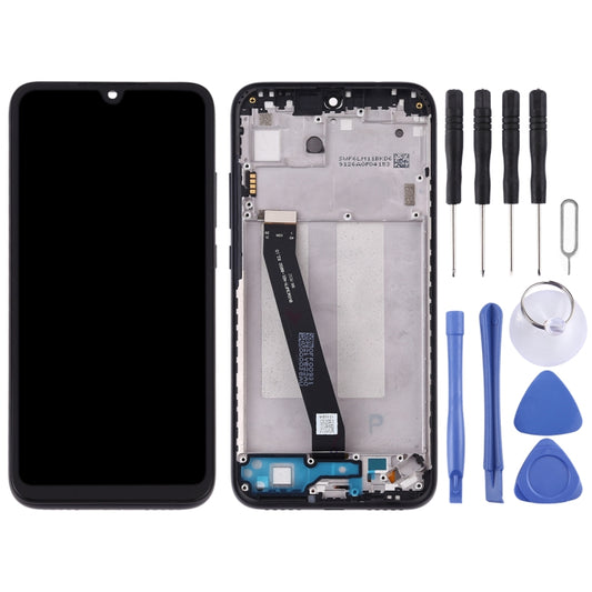 TFT LCD Screen for Xiaomi Redmi 7 Digitizer Full Assembly with Frame(Black) - LCD Screen by buy2fix | Online Shopping UK | buy2fix