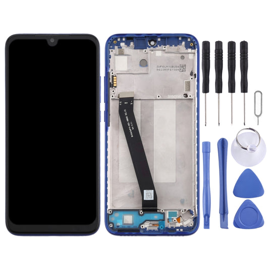 TFT LCD Screen for Xiaomi Redmi 7 Digitizer Full Assembly with Frame(Blue) by buy2fix