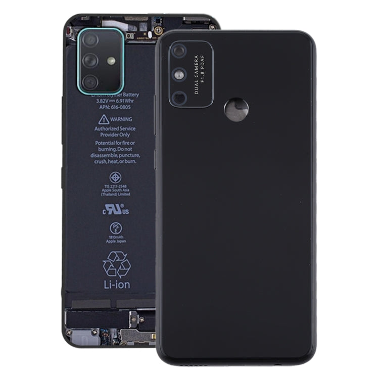 Battery Back Cover With Camera Lens Cover for Huawei Honor Play 9A(Black) - Back Cover by buy2fix | Online Shopping UK | buy2fix