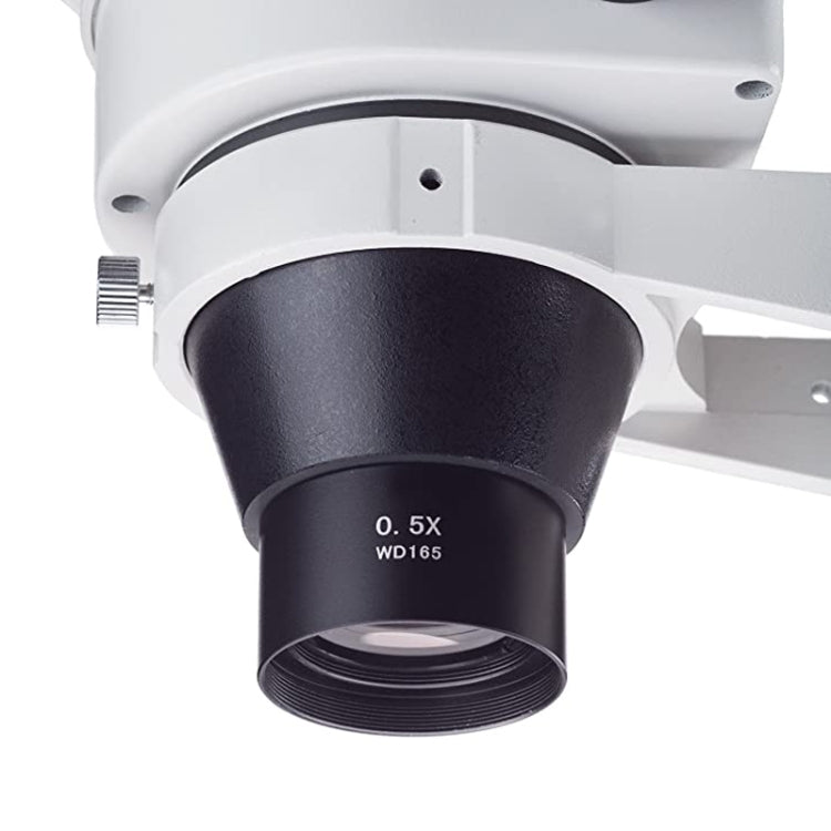 Stereo Microscopes Auxiliary Objective Lens Barlow Lens Magnifier 0.5X WD165 by buy2fix