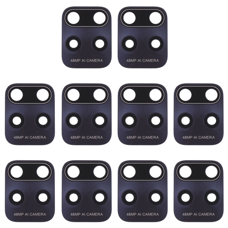 10 PCS Back Camera Lens for Xiaomi Redmi 10X 5G/Redmi 10X Pro 5G - Camera by buy2fix | Online Shopping UK | buy2fix
