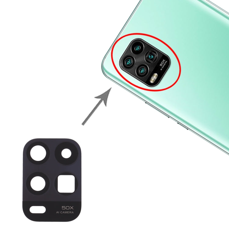 10 PCS Back Camera Lens for Xiaomi Mi 10 Youth 5G - Camera by buy2fix | Online Shopping UK | buy2fix