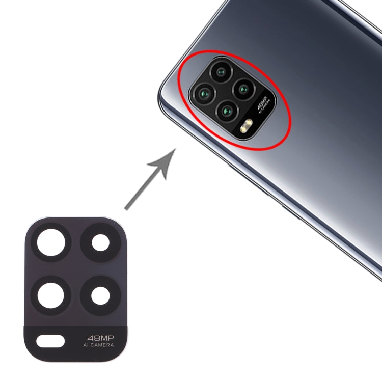 10 PCS Back Camera Lens for Xiaomi Mi 10 Lite 5G - Camera by buy2fix | Online Shopping UK | buy2fix