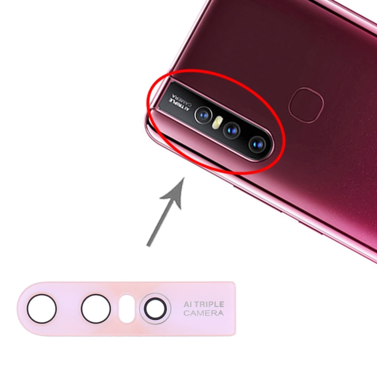 For Vivo S1 / V15 10pcs Back Camera Lens (Pink) - Camera Parts by buy2fix | Online Shopping UK | buy2fix