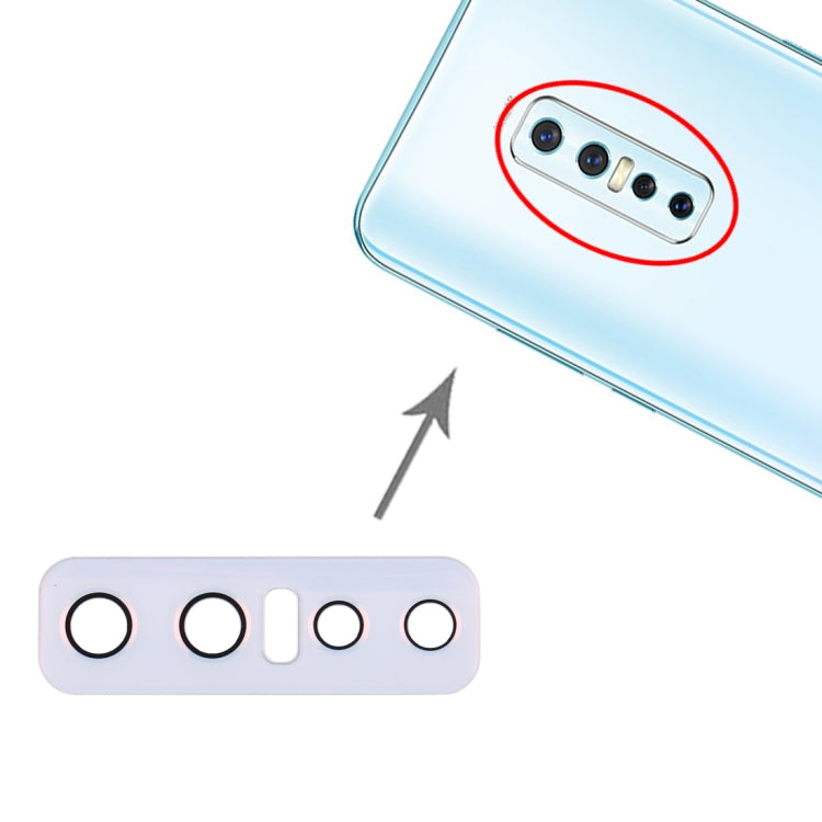 For Vivo V17 Pro 10pcs Back Camera Lens (White) - Camera Parts by buy2fix | Online Shopping UK | buy2fix