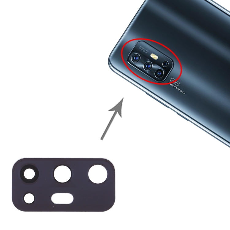 For Vivo V17 10pcs Back Camera Lens (Black) - Camera Parts by buy2fix | Online Shopping UK | buy2fix