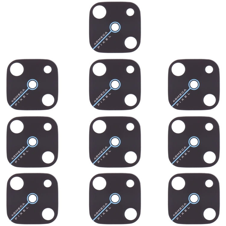 For Vivo Y9s 10pcs Back Camera Lens (Black) - Camera Parts by buy2fix | Online Shopping UK | buy2fix