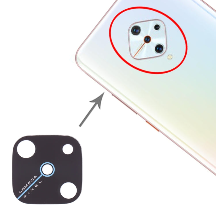 For Vivo Y9s 10pcs Back Camera Lens (Black) - Camera Parts by buy2fix | Online Shopping UK | buy2fix