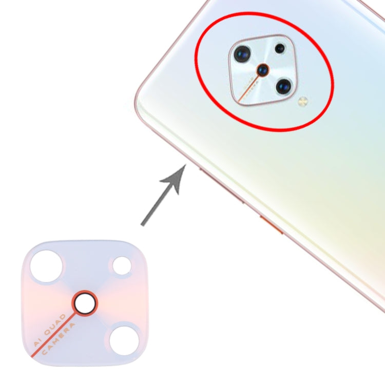 For Vivo Y9s 10pcs Back Camera Lens (White) by buy2fix