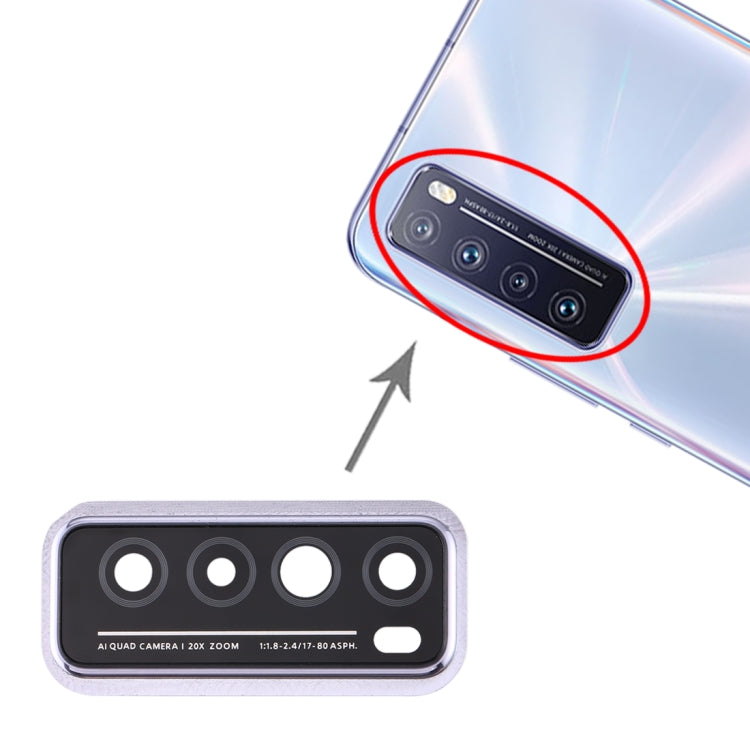 For Huawei Nova 7 5G Camera Lens Cover (Silver) - Camera Series by buy2fix | Online Shopping UK | buy2fix