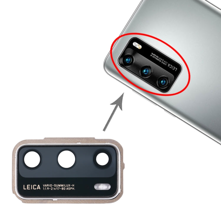 For Huawei P40 Camera Lens Cover (Silver) - Camera Series by buy2fix | Online Shopping UK | buy2fix