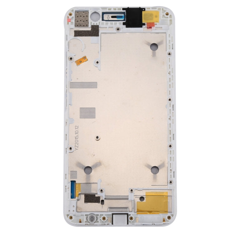 For Huawei Y6 / Honor 4A Front Housing LCD Frame Bezel Plate(White) - Frame Bezel Plate by buy2fix | Online Shopping UK | buy2fix