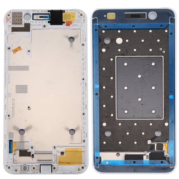 For Huawei Y6 / Honor 4A Front Housing LCD Frame Bezel Plate(White) - Frame Bezel Plate by buy2fix | Online Shopping UK | buy2fix