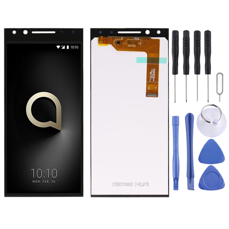 OEM LCD Screen for Alcatel 5 / 5086 / 5086Y / 5086D / 5086A with Digitizer Full Assembly (Black) - LCD Screen by buy2fix | Online Shopping UK | buy2fix