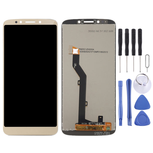 TFT LCD Screen for Motorola Moto G6 Play with Digitizer Full Assembly (Gold) - LCD Screen by buy2fix | Online Shopping UK | buy2fix