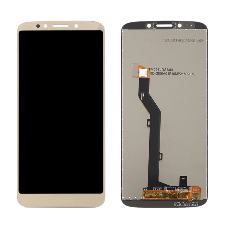 TFT LCD Screen for Motorola Moto G6 Play with Digitizer Full Assembly (Gold) - LCD Screen by buy2fix | Online Shopping UK | buy2fix