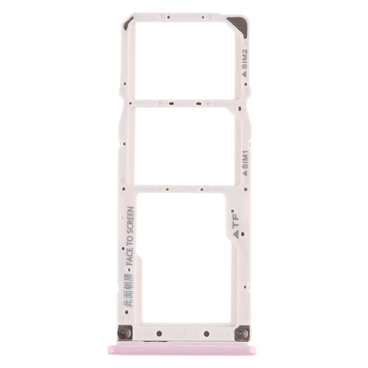 SIM Card Tray + SIM Card Tray + Micro SD Card Tray for Xiaomi Mi Play(Pink) by buy2fix