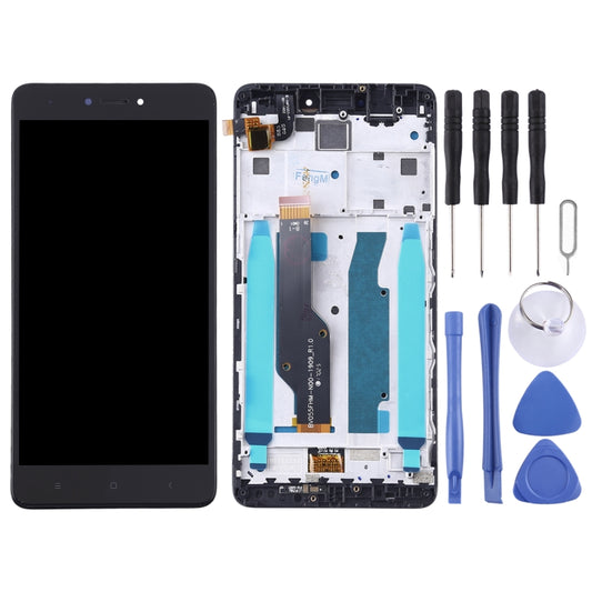 TFT LCD Screen for Xiaomi Redmi Note 4X Digitizer Full Assembly with Frame(Black) by buy2fix
