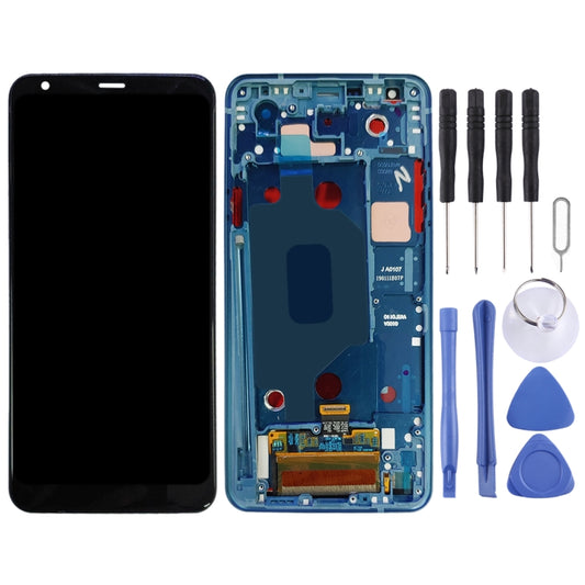 TFT LCD Screen for LG Stylo 4 / Q Stylo 4 / Q710 / Q710MS / Q710CS Digitizer Full Assembly with Frame(Blue) by buy2fix
