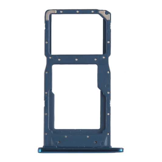 SIM Card Tray + SIM Card Tray / Micro SD Card Tray for Huawei P Smart+ (2019)(Blue) by buy2fix