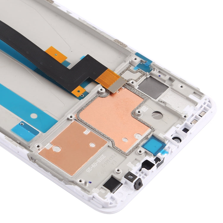 TFT LCD Screen for Xiaomi Mi Max 3 Digitizer Full Assembly with Frame(White) - LCD Screen by buy2fix | Online Shopping UK | buy2fix