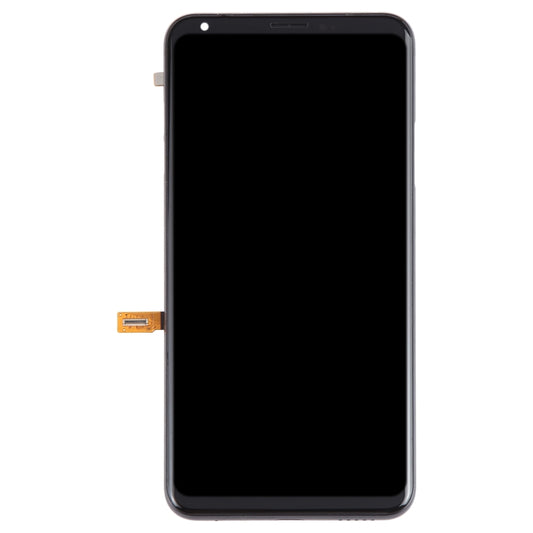 Original LCD Screen for LG V30 Digitizer Full Assembly with Frame (Black) by buy2fix