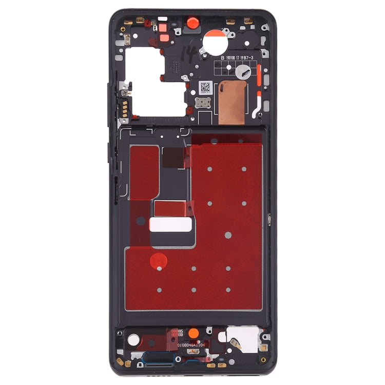 Front Housing LCD Frame Bezel Plate with Side Keys for Huawei P30 Pro(Black) - Full Housing Cover by buy2fix | Online Shopping UK | buy2fix