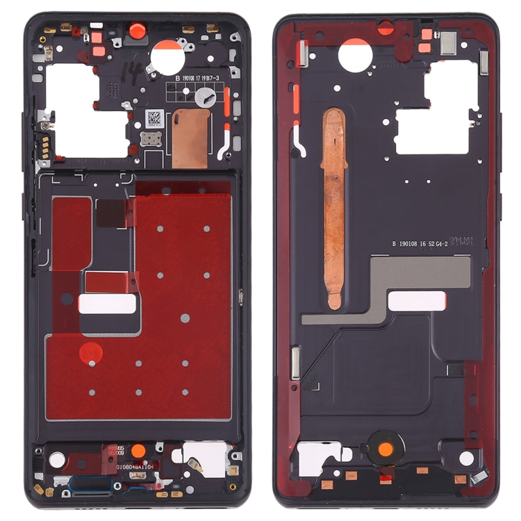 Front Housing LCD Frame Bezel Plate with Side Keys for Huawei P30 Pro(Black) - Full Housing Cover by buy2fix | Online Shopping UK | buy2fix