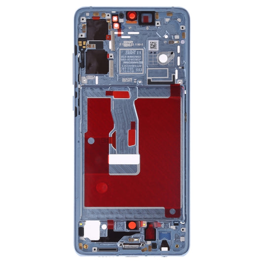 Front Housing LCD Frame Bezel Plate with Side Keys for Huawei P30(Baby Blue) by buy2fix