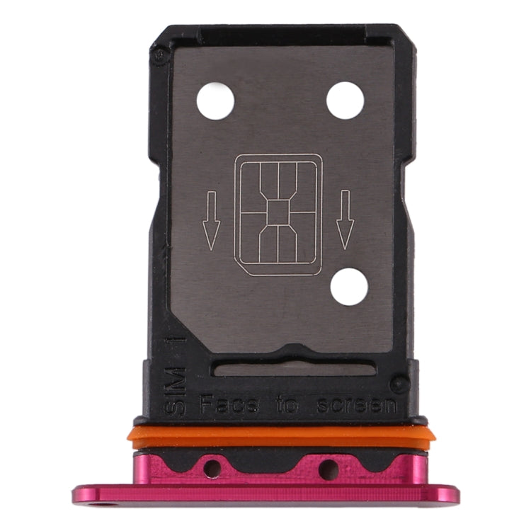 For OPPO Reno3 Pro 5G / Find X2 Neo SIM Card Tray(Rose Red) - Card Tray by buy2fix | Online Shopping UK | buy2fix