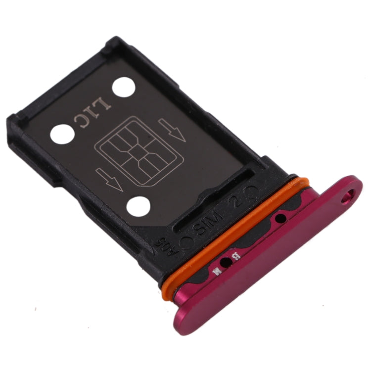 For OPPO Reno3 Pro 5G / Find X2 Neo SIM Card Tray(Rose Red) - Card Tray by buy2fix | Online Shopping UK | buy2fix