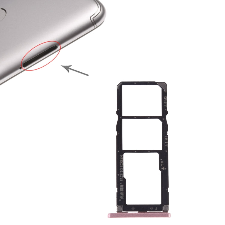 SIM Card Tray + SIM Card Tray + Micro SD Card for Xiaomi Redmi S2(Rose Gold) - Card Tray by buy2fix | Online Shopping UK | buy2fix