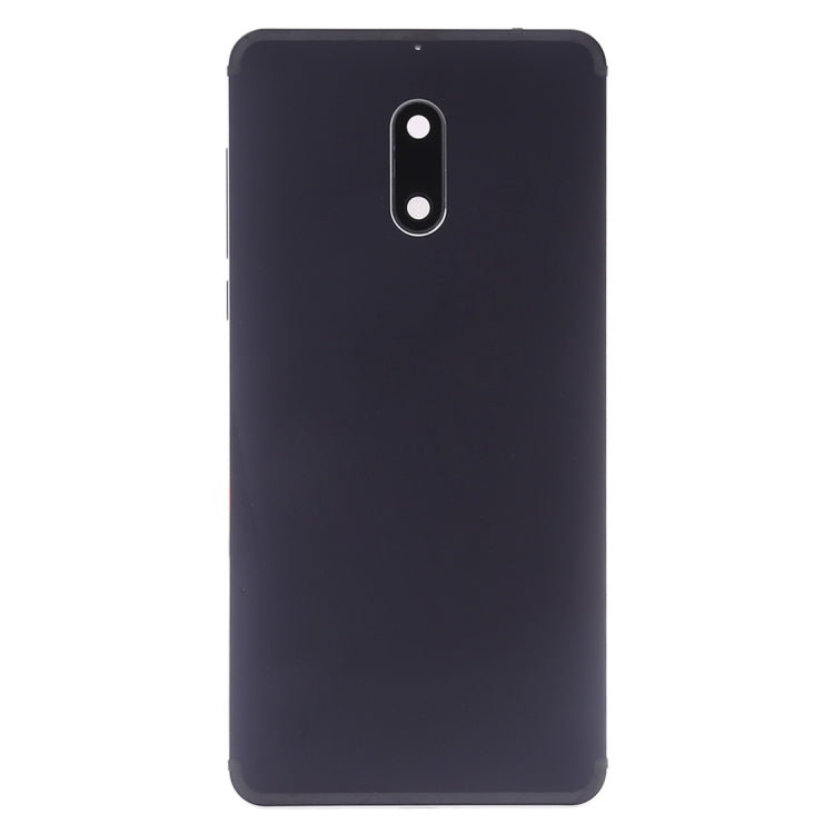 Battery Back Cover with Camera Lens & Side Keys for Nokia 6(Black) - Back Cover by buy2fix | Online Shopping UK | buy2fix