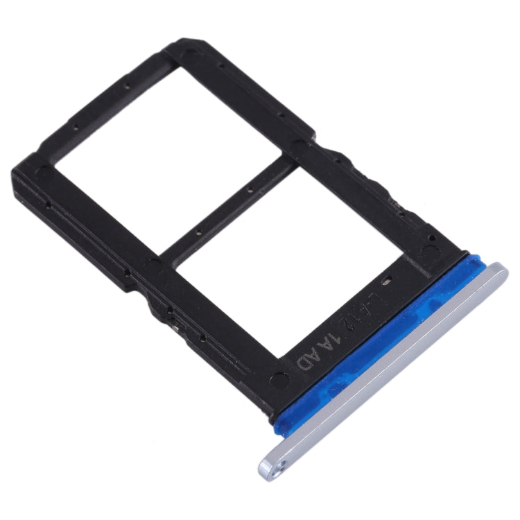 For OPPO Reno Ace SIM Card Tray + SIM Card Tray (Silver) - Card Tray by buy2fix | Online Shopping UK | buy2fix