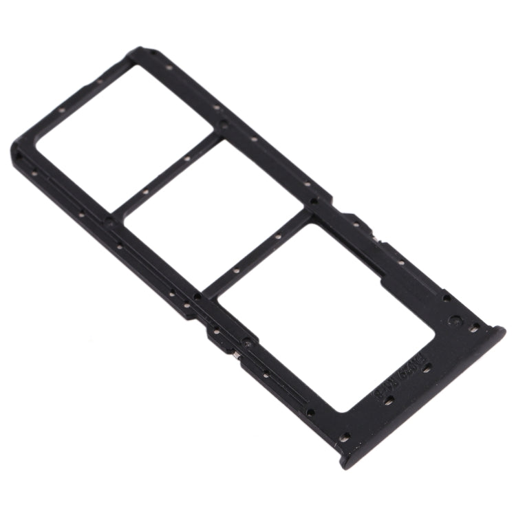 For OPPO A11x/A11/A9(2020)/A5(2020) SIM Card Tray + SIM Card Tray + Micro SD Card Tray (Black) - Card Tray by buy2fix | Online Shopping UK | buy2fix